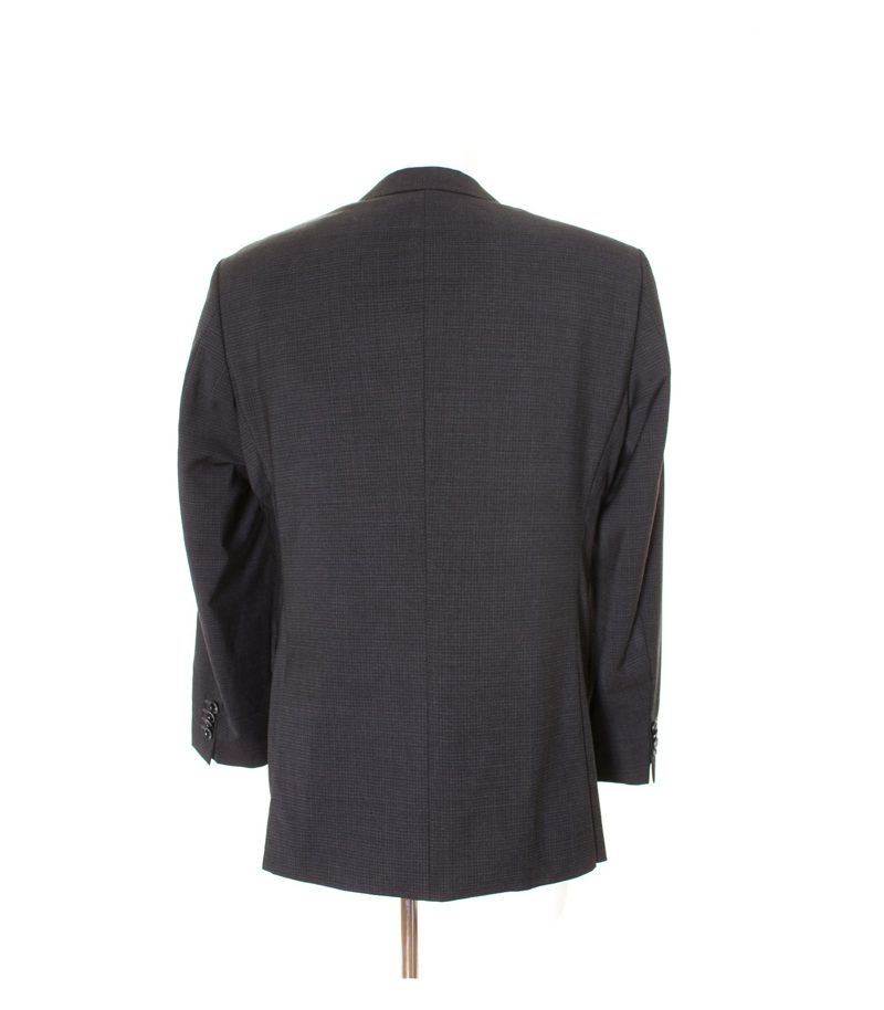 HUGO BOSS Herren Sakko Gr. 48 Schwarzgrau Wolle – Foto 3