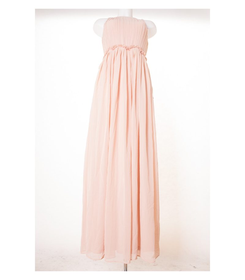 H&M Damen Kleid Maxikleid Gr. DE 40 Rosa NEU – Foto 1