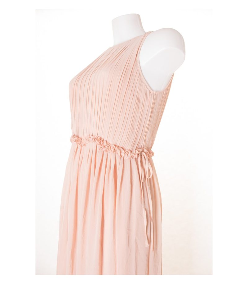 H&M Damen Kleid Maxikleid Gr. DE 40 Rosa NEU – Foto 4