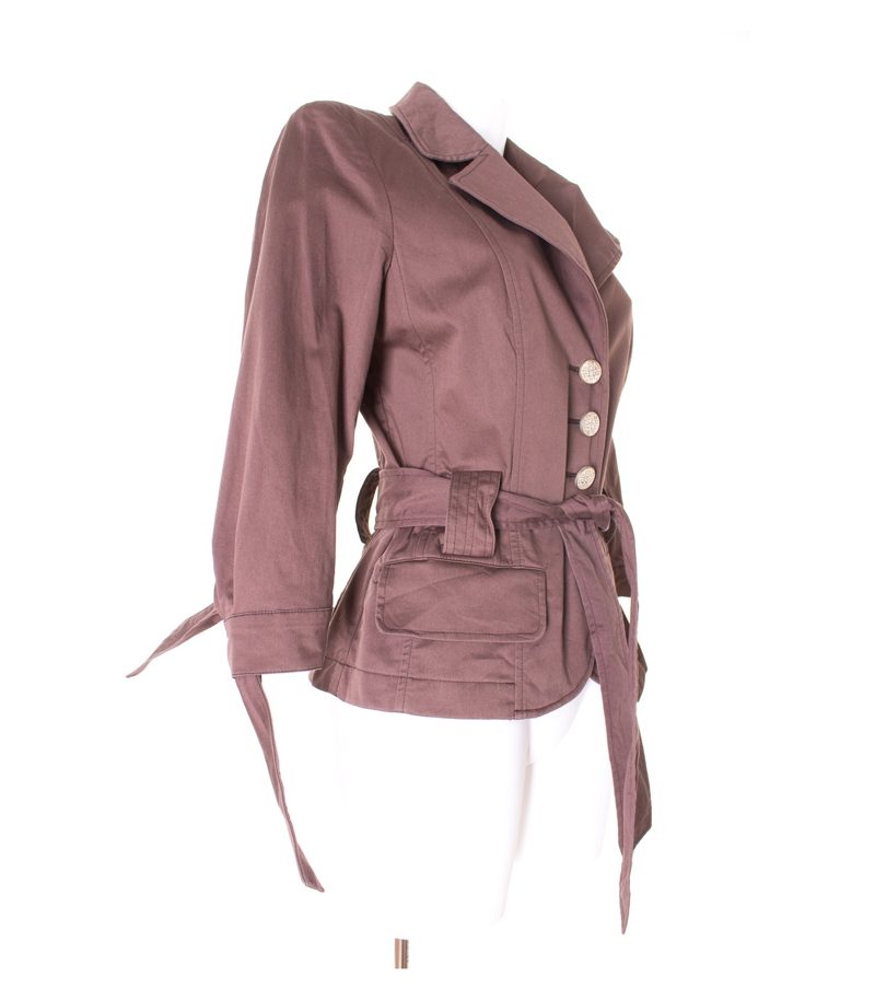 AIRFIELD Damen Blazer Gr. DE 38 Braun Baumwolle – Foto 2