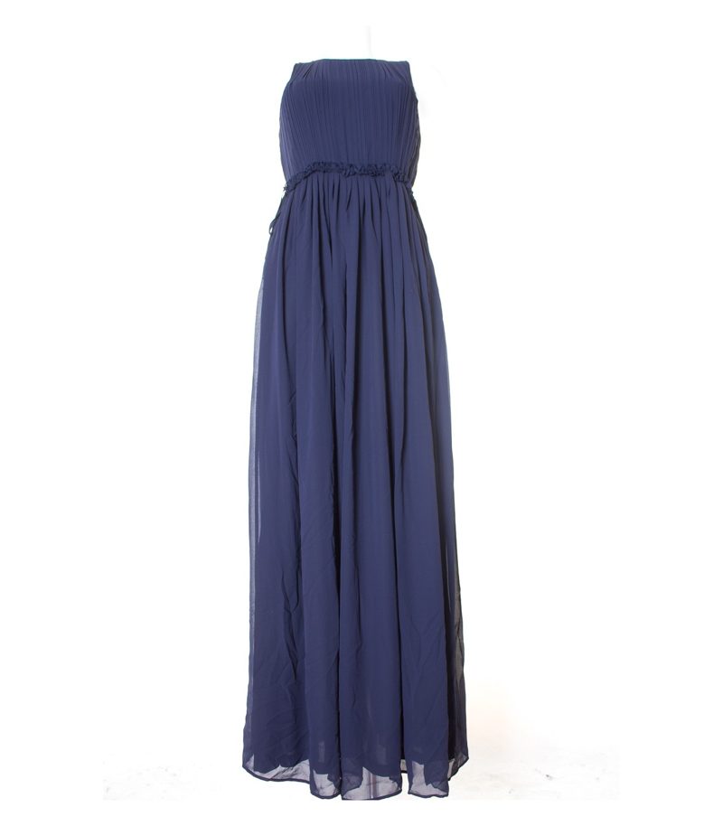 H&M Damen Kleid Maxikleid Gr. DE 40 Blau NEU – Foto 1