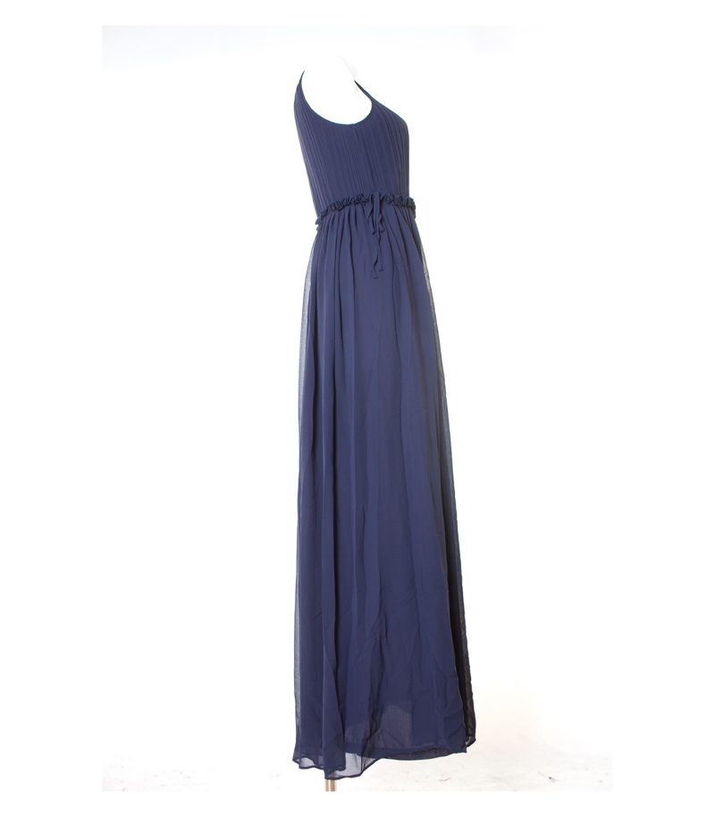 H&M Damen Kleid Maxikleid Gr. DE 40 Blau NEU – Foto 2