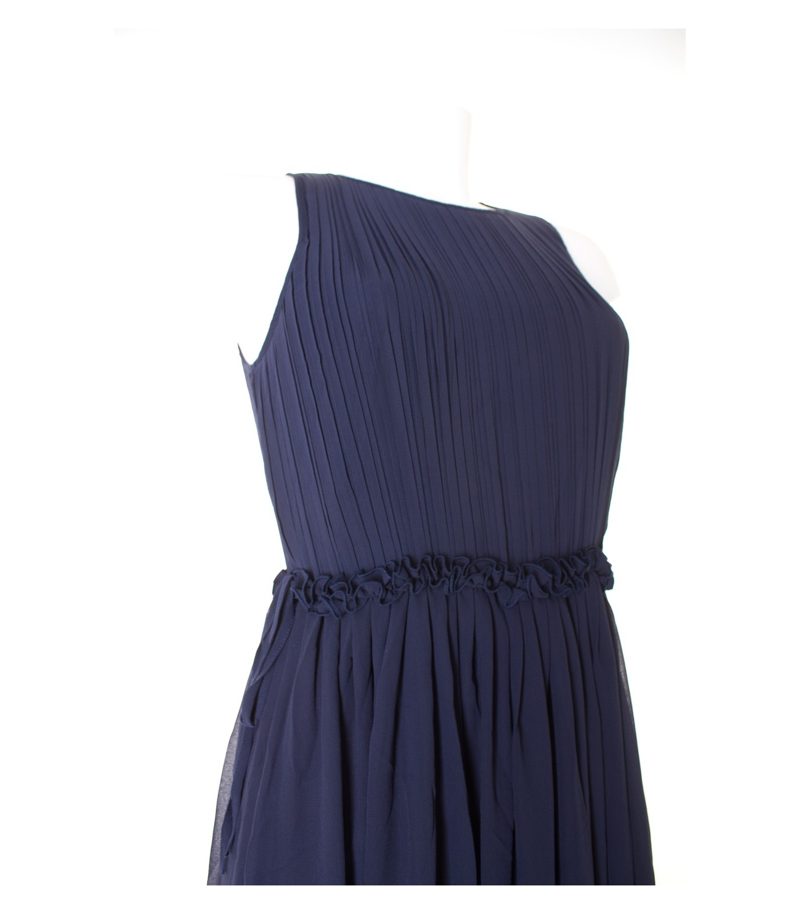 H&M Damen Kleid Maxikleid Gr. DE 40 Blau NEU – Foto 3