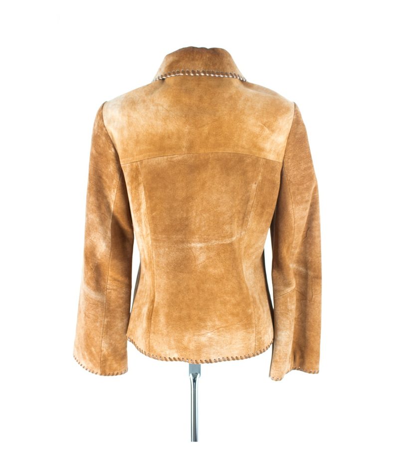 MADDOX Damen Lederjacke Übergangsjacke Gr. 38 Leder – Foto 3