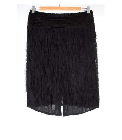 PATRIZIA PEPE Damen SERA Rock Gr. DE 36 Schwarz