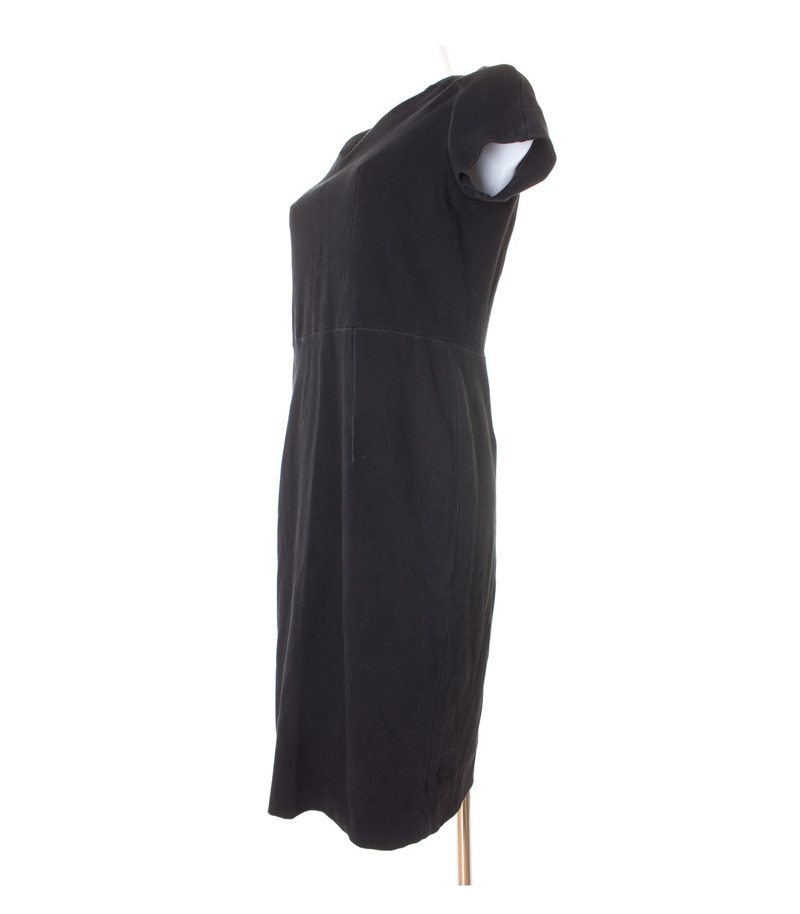 COS Damen Kleid Gr. DE 42 Schwarz Baumwolle – Foto 2