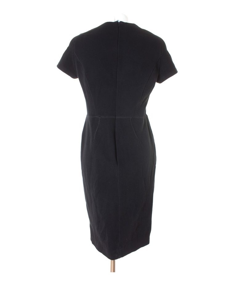 COS Damen Kleid Gr. DE 42 Schwarz Baumwolle – Foto 3