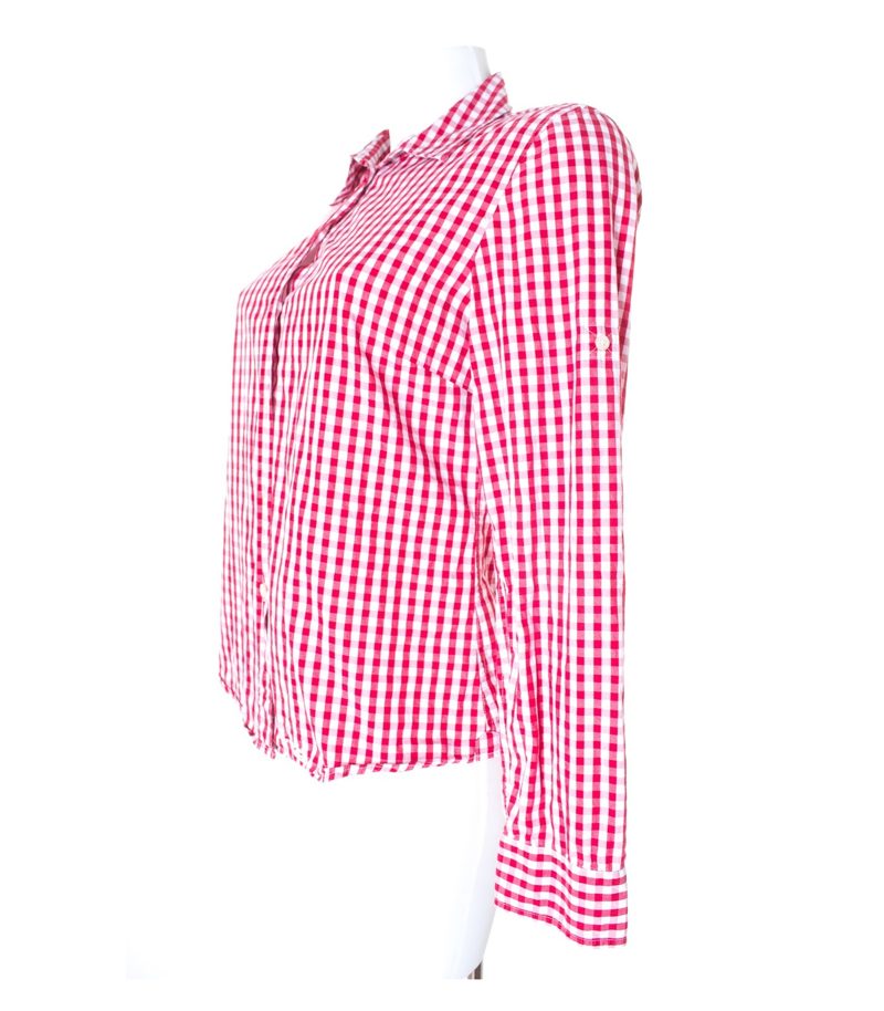 Marc O'Polo Damen Bluse Shirt Gr. DE 36 Rot/Weiß Baumwolle – Foto 2