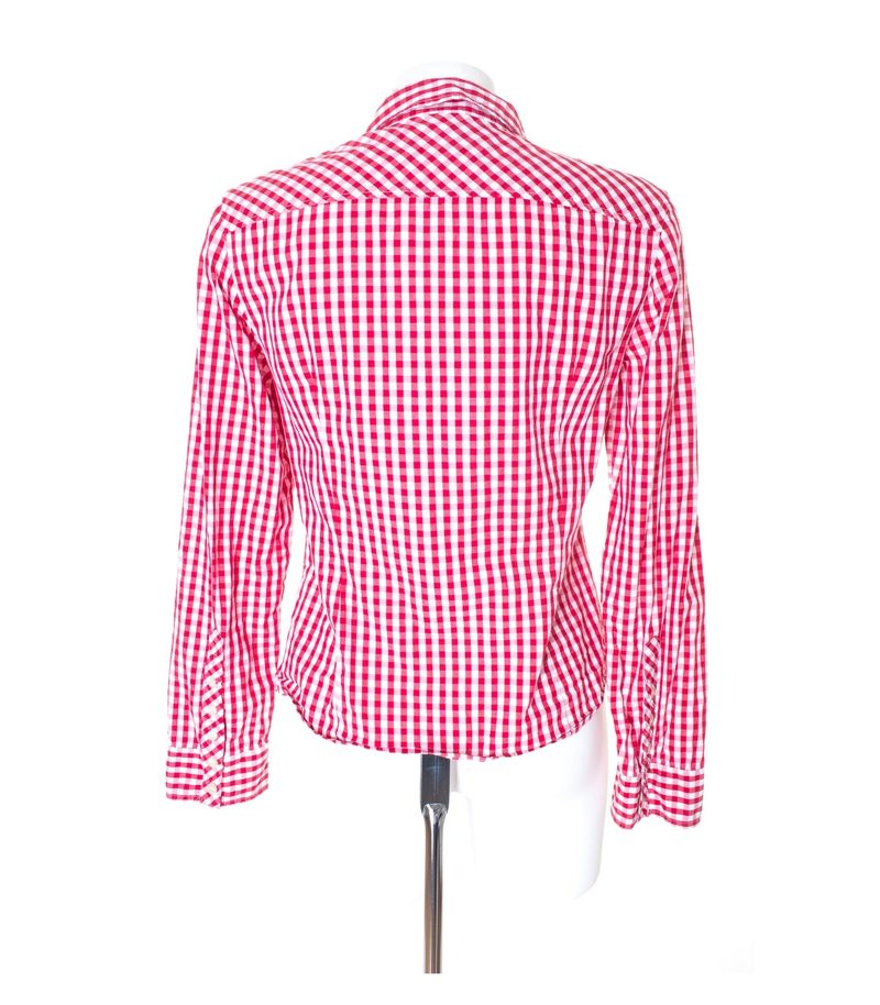 Marc O'Polo Damen Bluse Shirt Gr. DE 36 Rot/Weiß Baumwolle – Foto 3