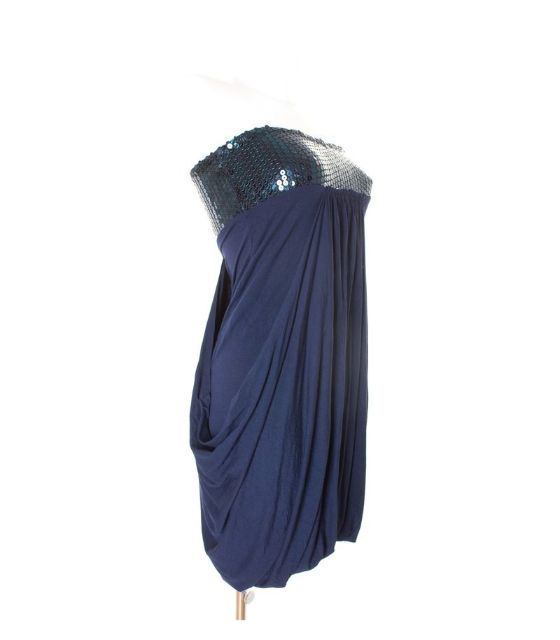 IMPERIAL Damen Kleid Freizeitkleid Gr. M Blau Viskose – Foto 4