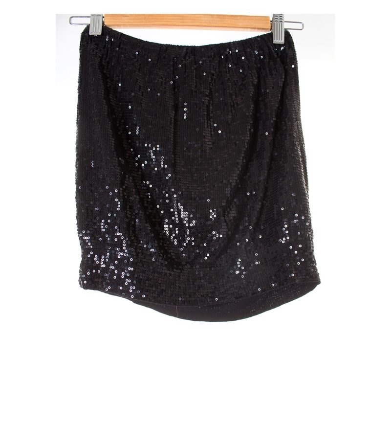 MICHAEL KORS Damen Rock Minirock Gr. XS Schwarz Viskose – Foto 2