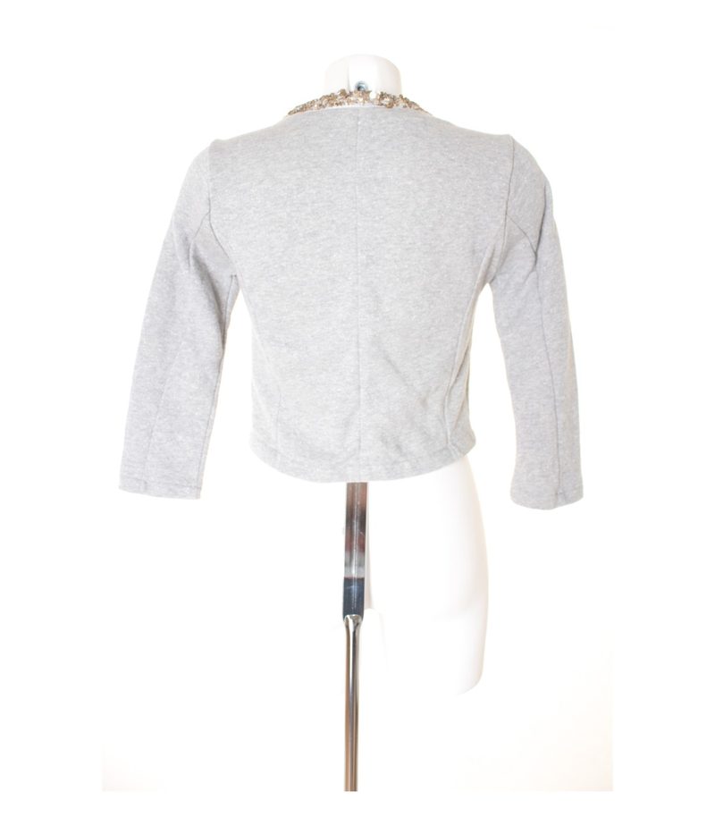 MIA F Damen Strickjacke Blazer Gr. S Grau Baumwolle – Foto 3