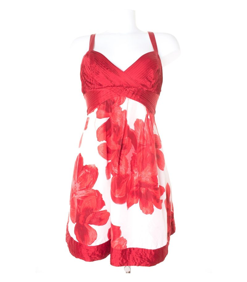 Guess Damen Jeans Kleid Minikleid Gr. DE 34 Mehrfarbig Seide – Foto 1