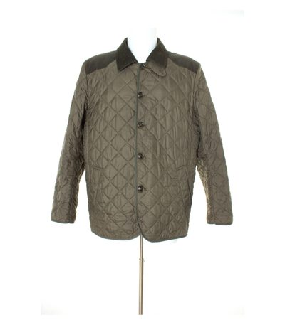 Herren Steppjacke Sommerjacke Kordjacke Gr. 54 Khaki Baumwolle