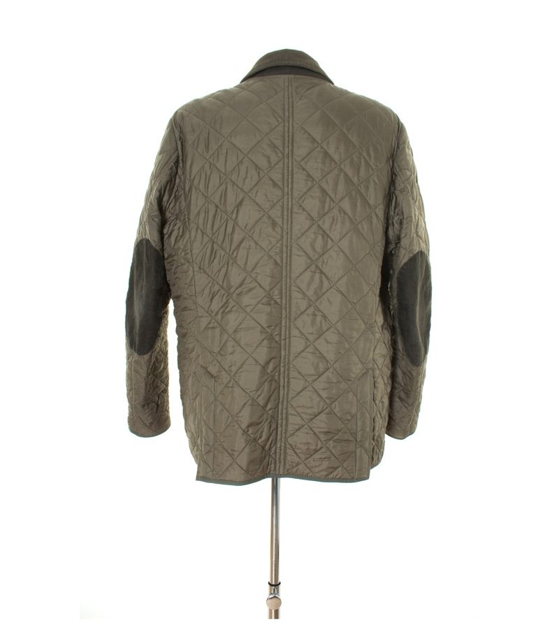 Herren Steppjacke Sommerjacke Kordjacke Gr. 54 Khaki Baumwolle – Foto 3