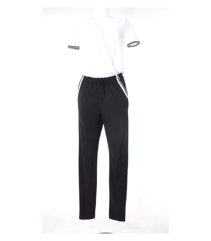 designed by STEFFEN SCHRAUT Damen Overall Jumpsuit Einteile Gr. XS Weiß/Schwarz – Foto 1