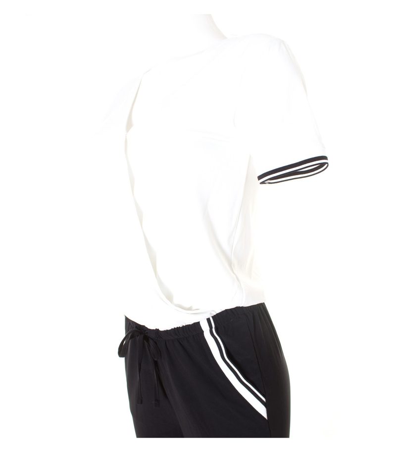 designed by STEFFEN SCHRAUT Damen Overall Jumpsuit Einteile Gr. XS Weiß/Schwarz – Foto 2