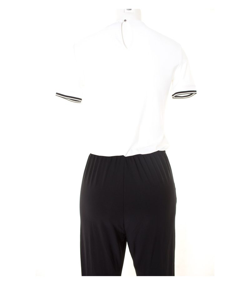 designed by STEFFEN SCHRAUT Damen Overall Jumpsuit Einteile Gr. XS Weiß/Schwarz – Foto 3