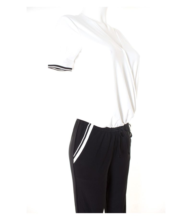 designed by STEFFEN SCHRAUT Damen Overall Jumpsuit Einteile Gr. XS Weiß/Schwarz – Foto 4
