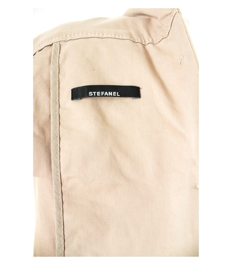 STEFANEL Damen Blazer Gr. DE 34 Beigegrau Baumwolle – Foto 6