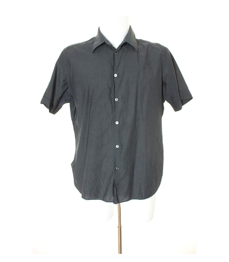 HUGO BOSS Herren Hemd Shirt GR. L Grau Baumwolle – Foto 1