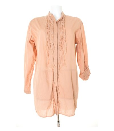 STRENESSE BLUE Damen Kleid Tunika Gr. DE 40 Orange Baumwolle Seide