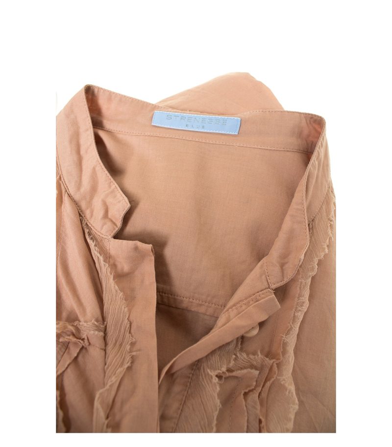 STRENESSE BLUE Damen Kleid Tunika Gr. DE 40 Orange Baumwolle Seide – Foto 5