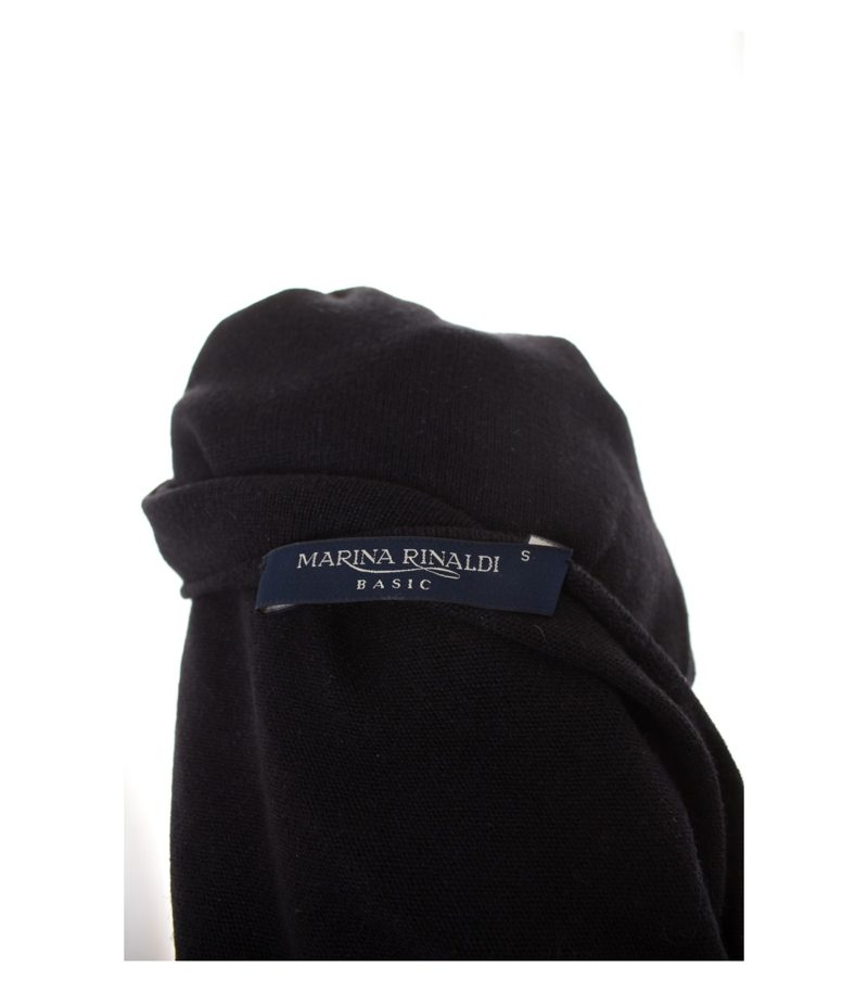 MARINA RINALDI Damen BASIC Pullover Gr. S Schwarz Seide Kaschmir – Foto 5