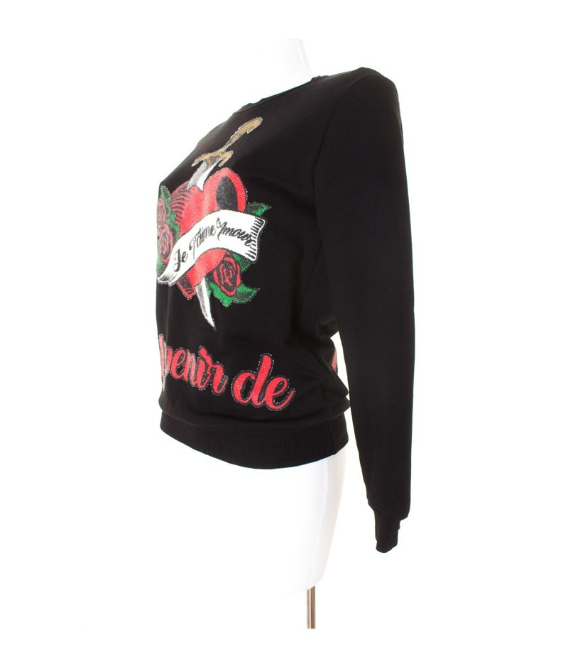 Damen Sweatshirt Damen Langarmshirt Longsleeves Gr. S Mehrfarbig Baumwolle – Foto 2