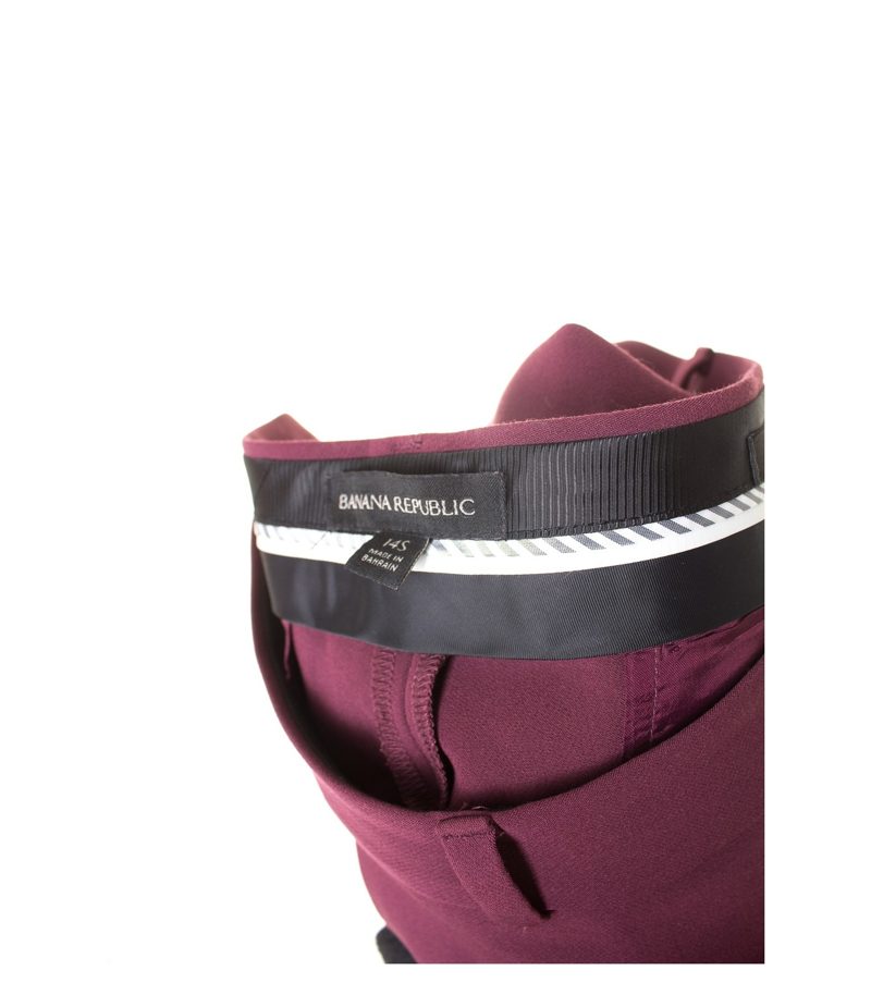 BANANA REPUBLIC Damen Hose Gr. 14 Short/DE 42 Viskose – Foto 3