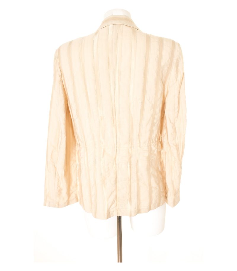 BLACKY BERLIN Damen Blazer Gr. DE 38 Cremebeige Viskose – Foto 3