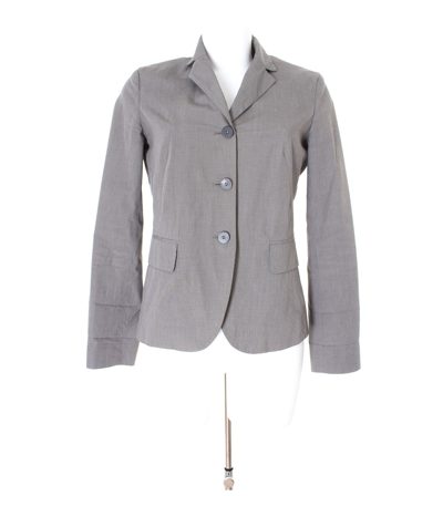 Marc O'Polo Damen Blazer Gr. DE 36 in Braunbeige Baumwolle