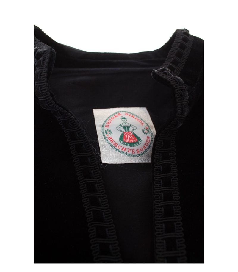 KRÜGER DIRNDL Damen Berchtesgaden Trachten Blazer Gr. DE 40 Baumwolle Samt – Foto 5