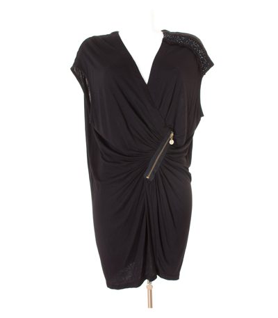 Only 4 stylish Girls by PATRIZIA PEPE Damen Kleid Gr. DE 40 Schwarz Viskose
