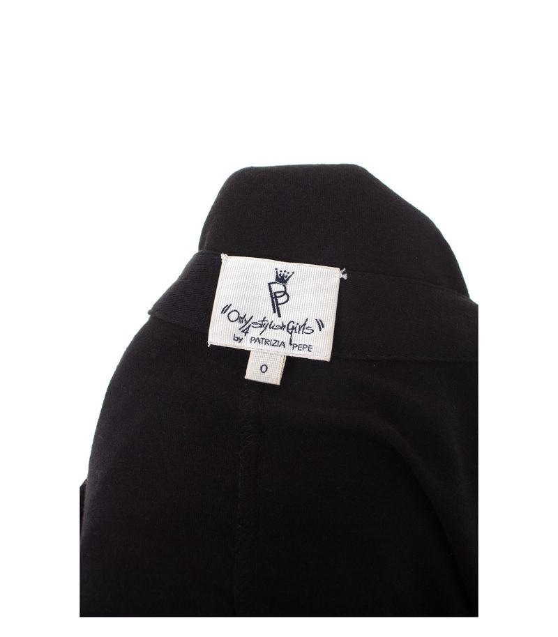 Only 4 stylish Girls by PATRIZIA PEPE Damen Kleid Gr. DE 40 Schwarz Viskose – Foto 4
