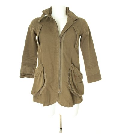 DKNY DONNA KARAN NEW YORK Mädchen Sommerjacke Gr. 10 Jahre Khaki Baumwolle