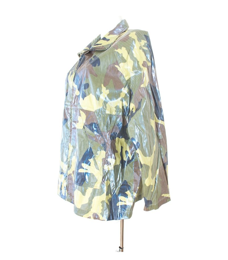 TUZZI Damen Regenjacke Sommerjacke Gr. DE 40 Mehrfarbig Baumwolle – Foto 2