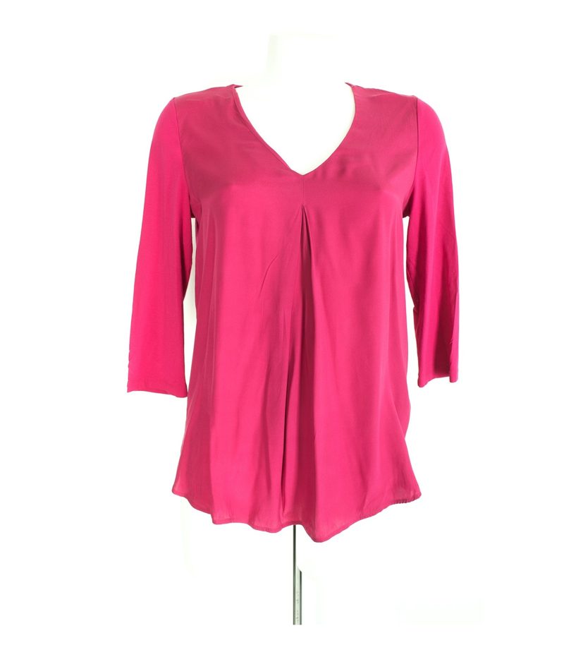 RIANI Damen Bluse Shirt Gr. DE 36 Rosa Viskose Seide – Foto 1