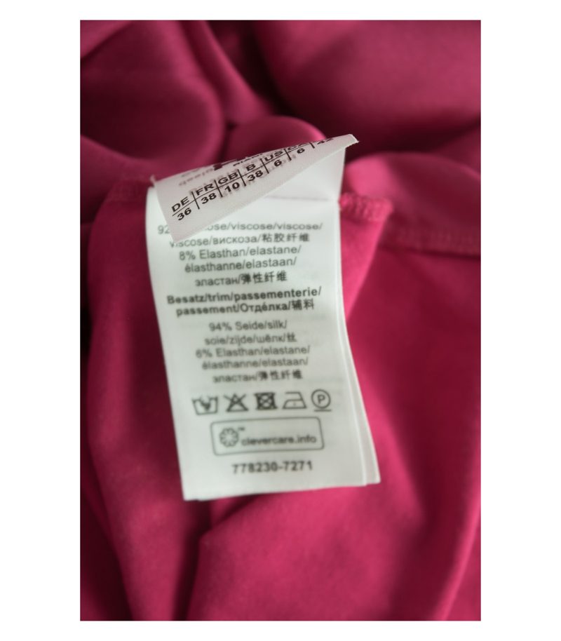 RIANI Damen Bluse Shirt Gr. DE 36 Rosa Viskose Seide – Foto 6