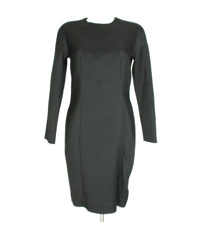 COS Damen Kleid Gr. DE 40 Schwarz Wolle