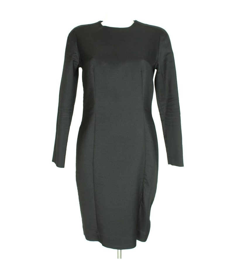 COS Damen Kleid Gr. DE 40 Schwarz Wolle – Foto 1