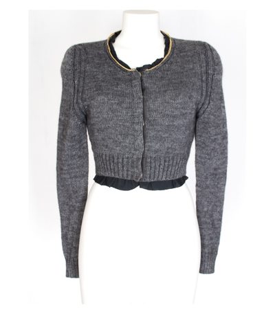 ATOS LOMBARDINI Damen Strickjacke Gr. L Mehrfarbig Mohair Wolle