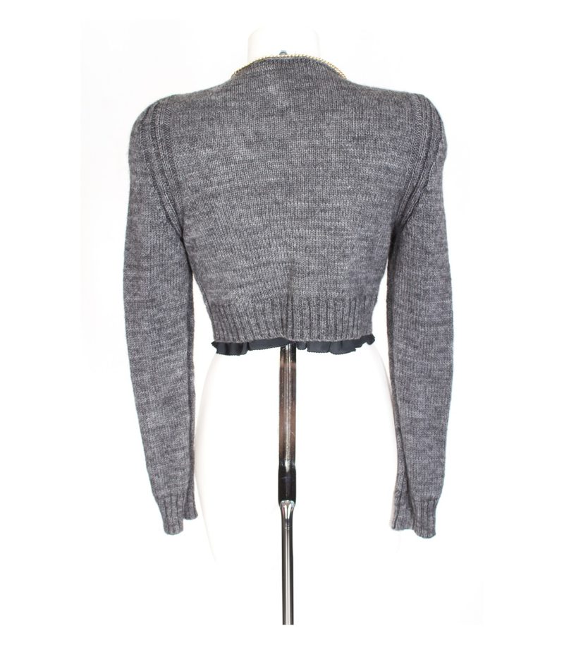 ATOS LOMBARDINI Damen Strickjacke Gr. L Mehrfarbig Mohair Wolle – Foto 3
