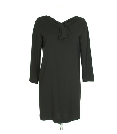 COS Damen Kleid Lagenlook Gr. DE 36 Schwarz Viskose