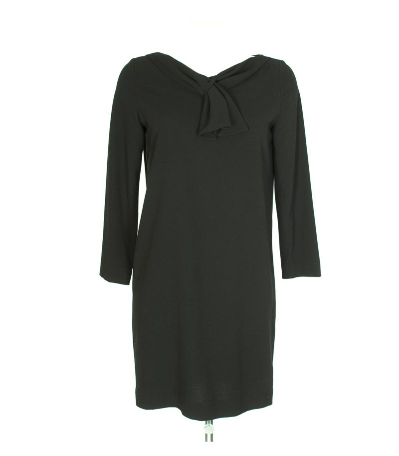 COS Damen Kleid Lagenlook Gr. DE 36 Schwarz Viskose – Foto 1