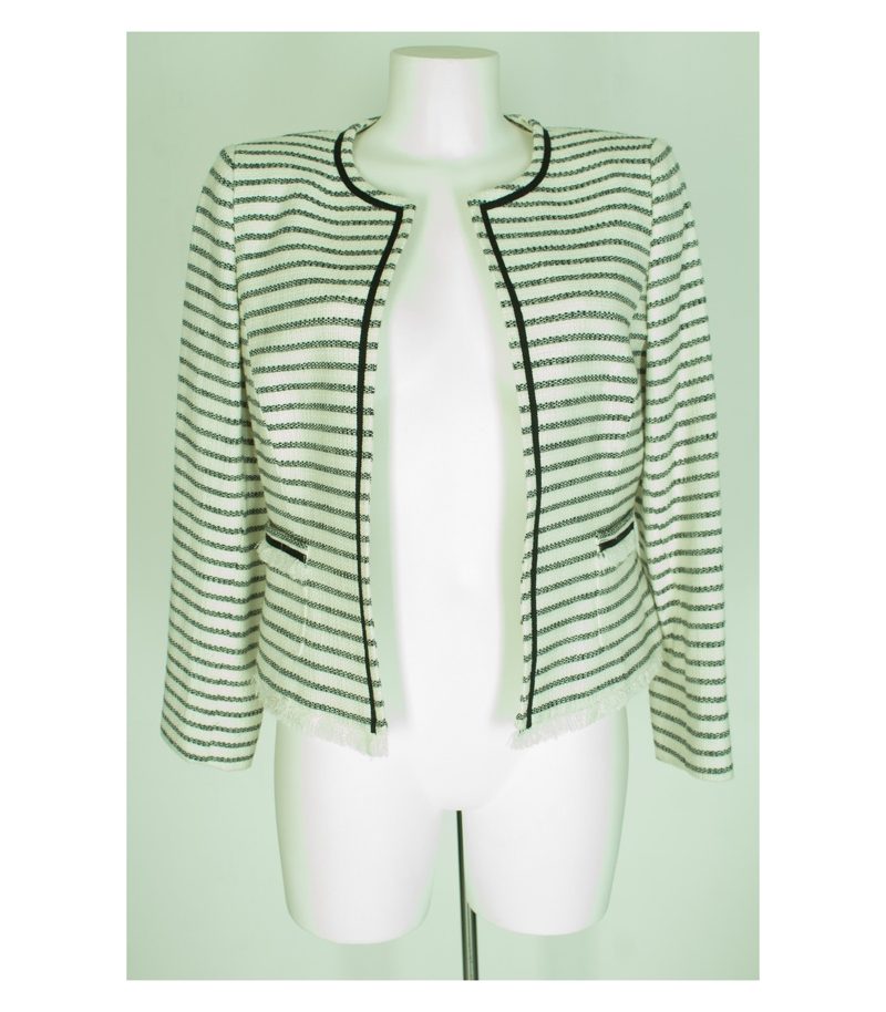 TAHARI ARTHUR S. LEVINE PETITE Damen Blazer Gr. DE 40 Schwarz/Weiß – Foto 1