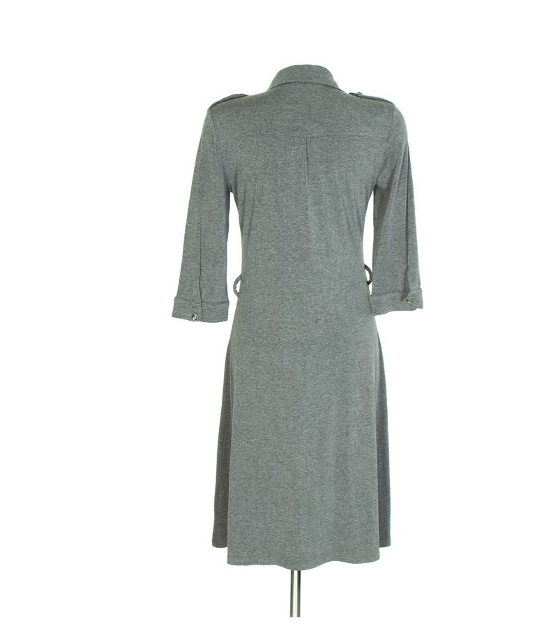 HALLHUBER trend Damen Kleid Freizeitkleid Gr. M Grau – Foto 3