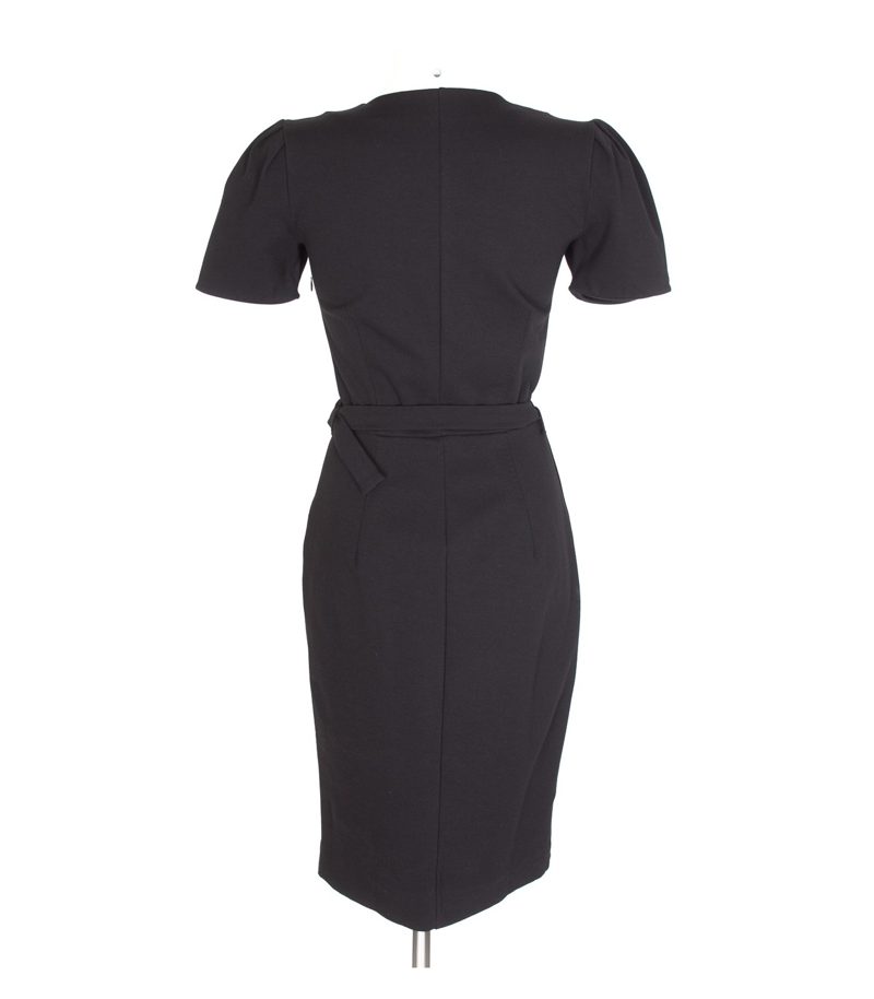 HUGO BOSS Damen Kleid Gr. S Schwarz Viskose – Foto 3
