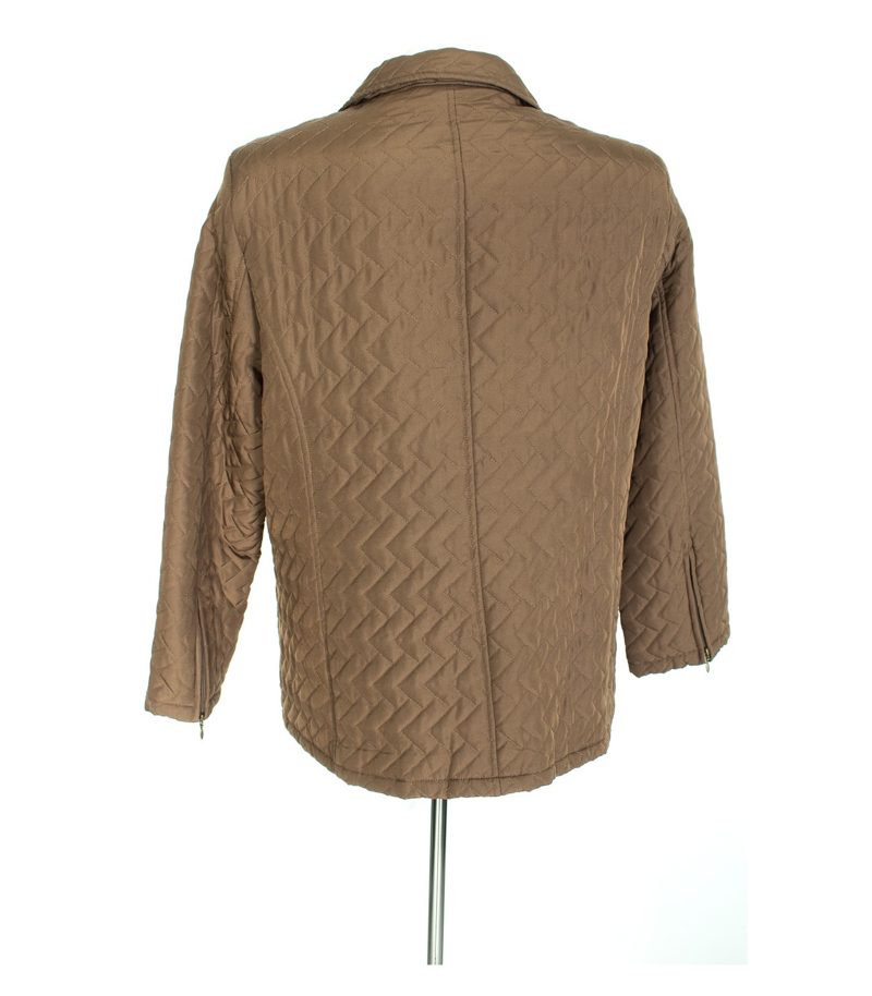 Peter Hahn Damen Jacke Gr. DE 44 Braun Seide – Foto 2