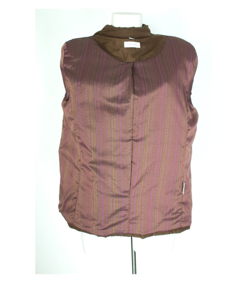 Peter Hahn Damen Jacke Gr. DE 44 Braun Seide – Foto 4